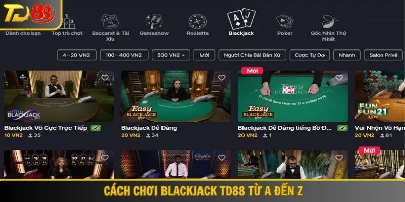 Blackjack TD88